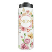 Floral Moederdag Gift Mam Tumbler Thermosbeker (Voorkant)