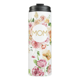 Floral Moederdag Gift Mam Tumbler Thermosbeker