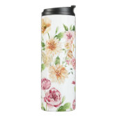 Floral Moederdag Gift Mam Tumbler Thermosbeker (Gedraaid links)