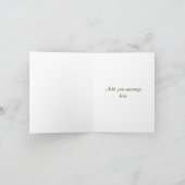 Floral-Moederdag - Gold Feestdagen Kaart (Binnen)