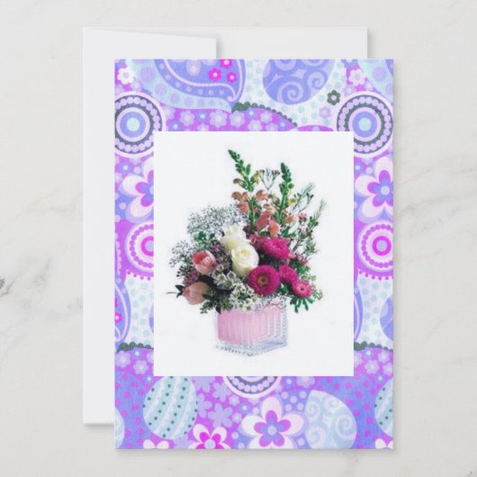 Floral-Moederdag Kaart (Voorkant)