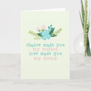 Floral-Moederdag Kaart
