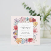 Floral Moederdag Kaart (Staand voorkant)