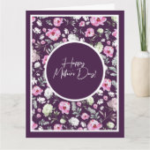 Floral Moederdag Kaart (Voorkant)