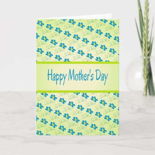 Floral Moederdag Kaart (Voorkant)