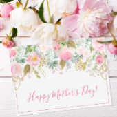 Floral Moederdag Kaart