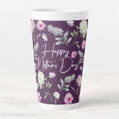 Floral Moederdag Latte Mok (Voorkant)