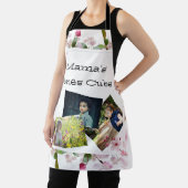 Floral Moederdag Mama's drie foto's cubs Schort (Insitu)