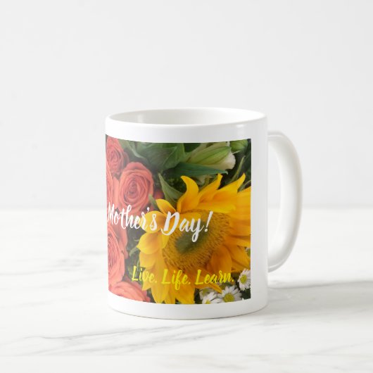 Floral Moederdag Mok (Voorkant rechts)