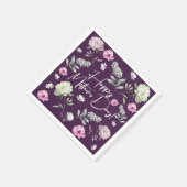 Floral Moederdag Servet (Hoek)