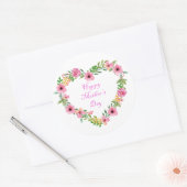 Floral Moederdag Sticker (Envelop)