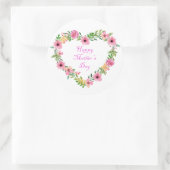 Floral Moederdag Sticker (Tas)