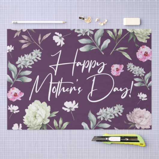 Floral Moederdag Tissuepapier (Craft)