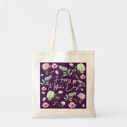 Floral Moederdag Tote Bag (Voorkant)