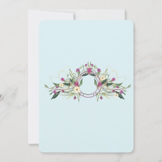 Floral Moederdag Uitnodiging (Achterkant)