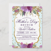 Floral Moederdag Uitnodiging (Voorkant)