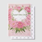 Floral Moederdag Wenskaart Vellum Uitnodigingen (Offset (Uitnodiging))