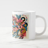 Floral-mok Grote Koffiekop (Rechts)