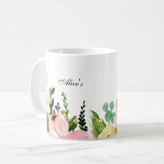 Floral-Mok Koffiemok (Voorkant links)