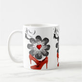 Floral-Mok Koffiemok (Links)