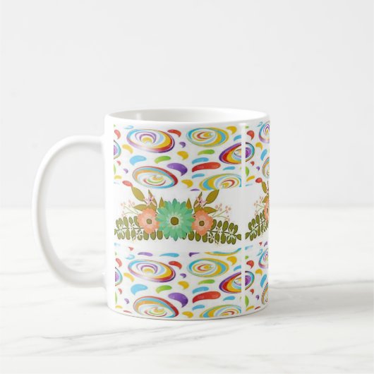 Floral-Mok Koffiemok (Links)