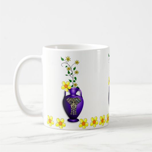 Floral-Mok Koffiemok (Links)