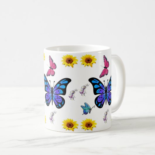 Floral-Mok Koffiemok (Voorkant rechts)