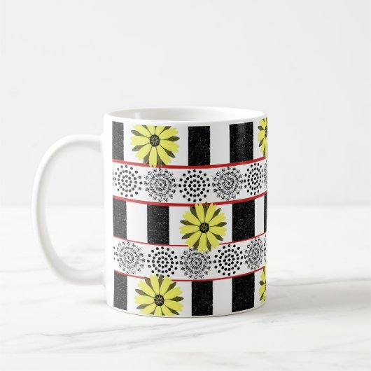 Floral-Mok Koffiemok (Links)