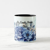 Floral-Mok Tweekleurige Koffiemok (Center)