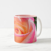 Floral-mok Tweekleurige Koffiemok (Voorkant rechts)