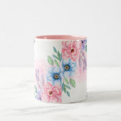 Floral-Mok Tweekleurige Koffiemok (Center)