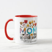 Floral MOM mug Mok (Links)