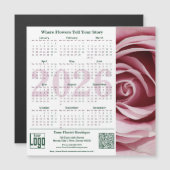 Floral Moments Promotion Magnetic 2026 Calendar (Voorkant / Achterkant)