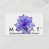 Floral Monat Visitekaartje (Achterkant)