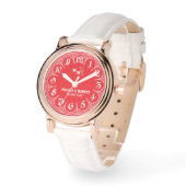 Floral Monogram   couple Name  Horloge (Hoek)