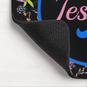 Floral Monogram Elegant Muismat (Hoek)