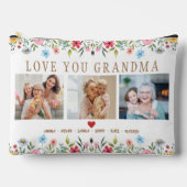 Floral Monogram Foto Accessoire Pouch Naar Mam Etui (Voorkant)