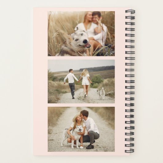 Floral Monogram Galerij van 4 Foto's Maandelijks Planner (Achterkant)