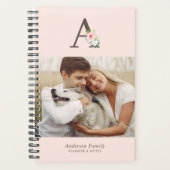 Floral Monogram Galerij van 4 Foto's Maandelijks Planner (Voorkant)
