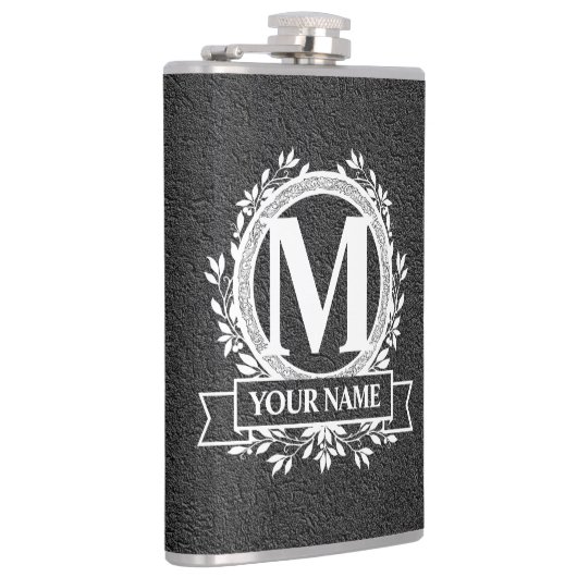 Floral Monogram Heupfles (Rechts)