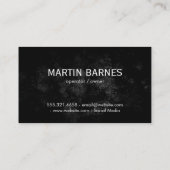 Floral Monogram II | Lux Visitekaartje (Achterkant)