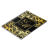  Floral Monogram Journal | ebonië Notitieboek (Linkerzijde)