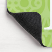  Floral Monogram - letter I Muismat (Hoek)