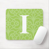  Floral Monogram - letter I Muismat (Met muis)