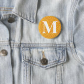 Floral Monogram - letter M Ronde Button 5,7 Cm (In situ)