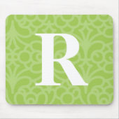  Floral Monogram - letter R Muismat (Voorkant)