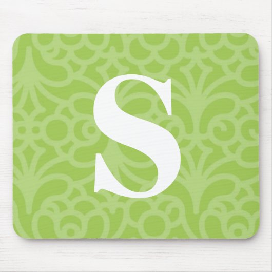 Floral Monogram - letter S Muismat (Voorkant)