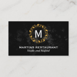 Floral Monogram Lux Visitekaartje