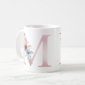 Floral Monogram M Mok (Voorkant links)