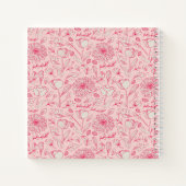 Floral Monogram Notebook Journal Notitieboek (Achterkant)